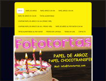 Tablet Screenshot of fototortas.com